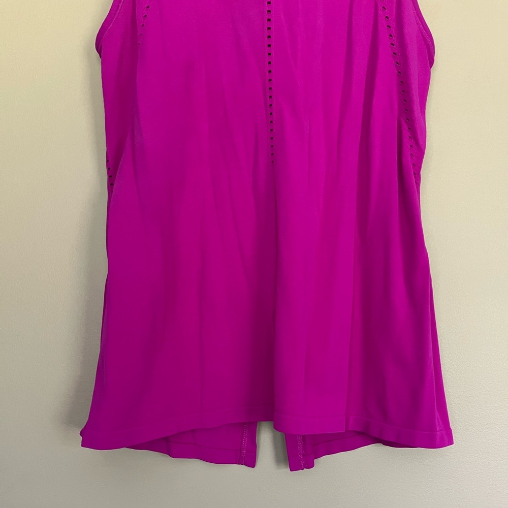 {Athleta} Foothill Tank in Dark Magenta - Womens Small - Picture 4 of 9